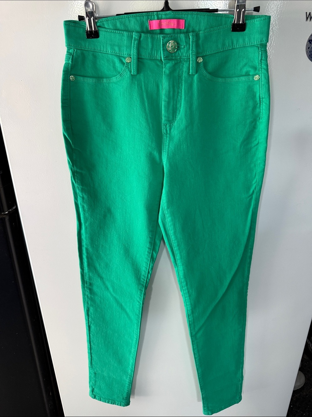 Lilly Pulitzer Emerald Green Skinny Jeans